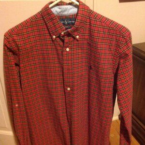 Polo Ralph Lauren Men's Medium Multicolor Long Sleeve Casual Shirt -Lightly Used